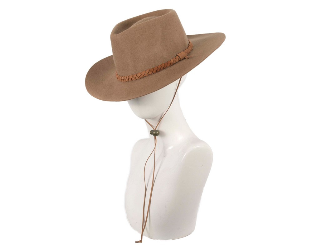 Sand Australian bush wool felt hat buy online M108 - Hats From OZ