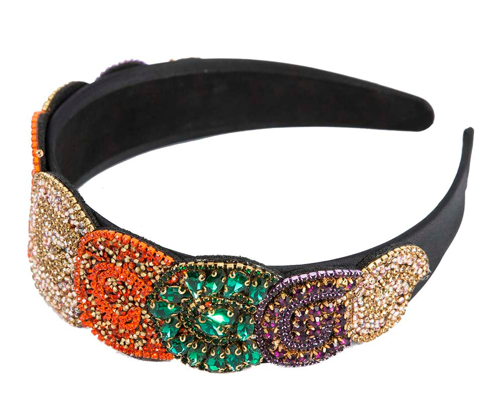 Unusual multi-tone headband fascinator CU448OR - Image 4