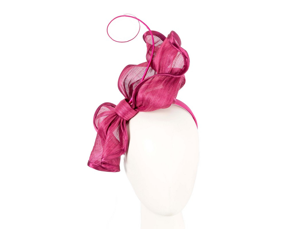 Fuchsia racing fascinator by Fillies Collection S261 - Hats From OZ