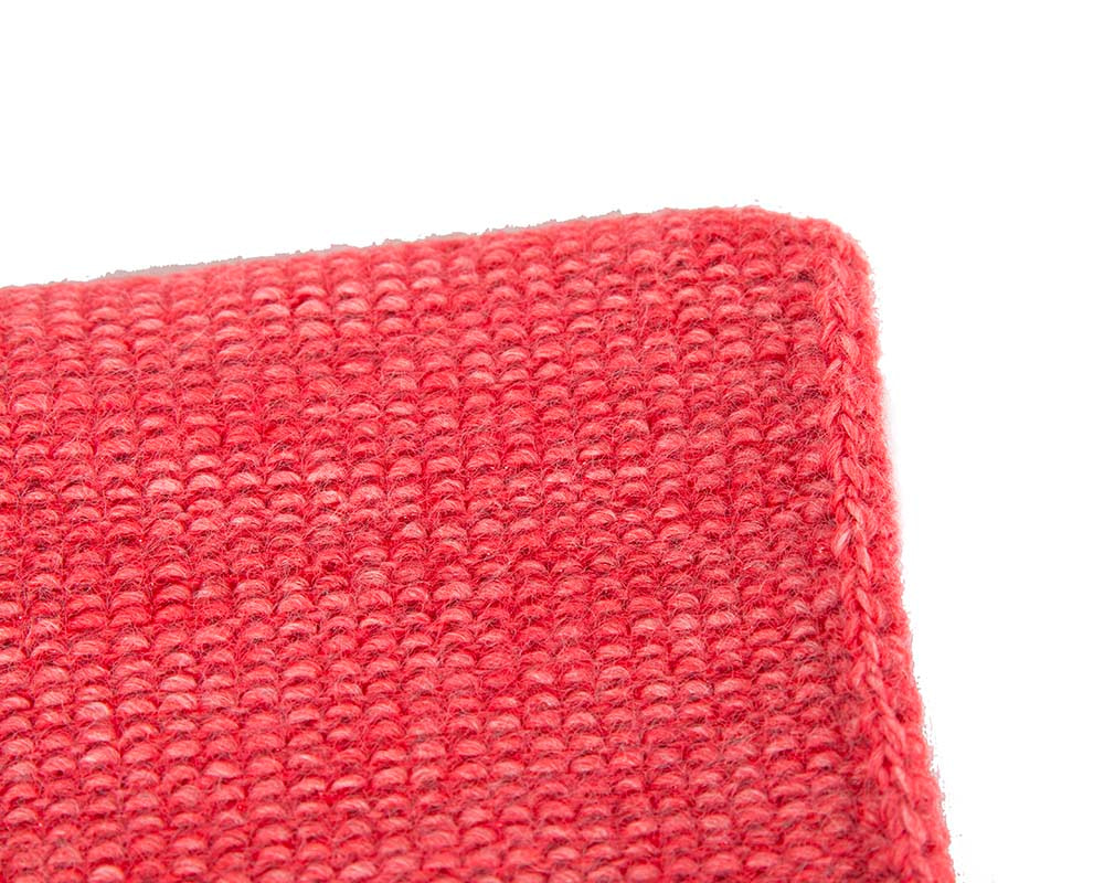 European made woven coral beanie - Image 5