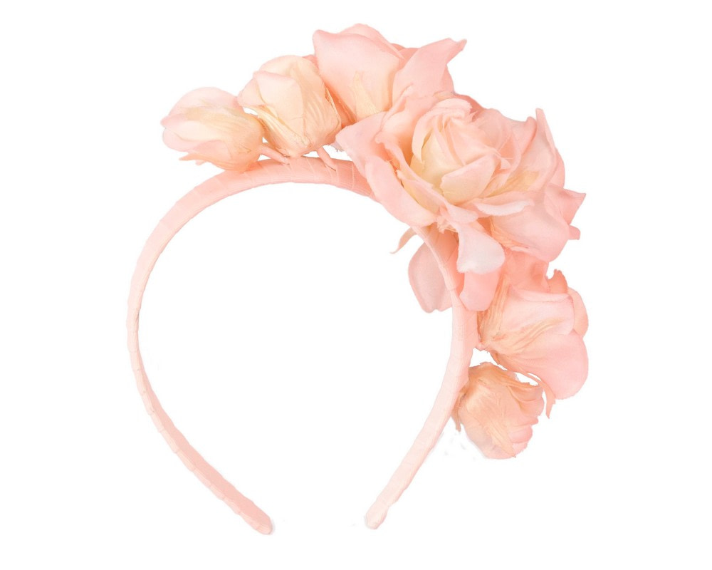 Blush flower headband by Max Alexander MA919 - Image 4