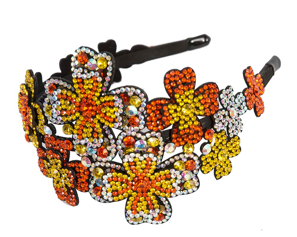 Crystals fascinator headband by Max Alexander CU625OR - Image 2