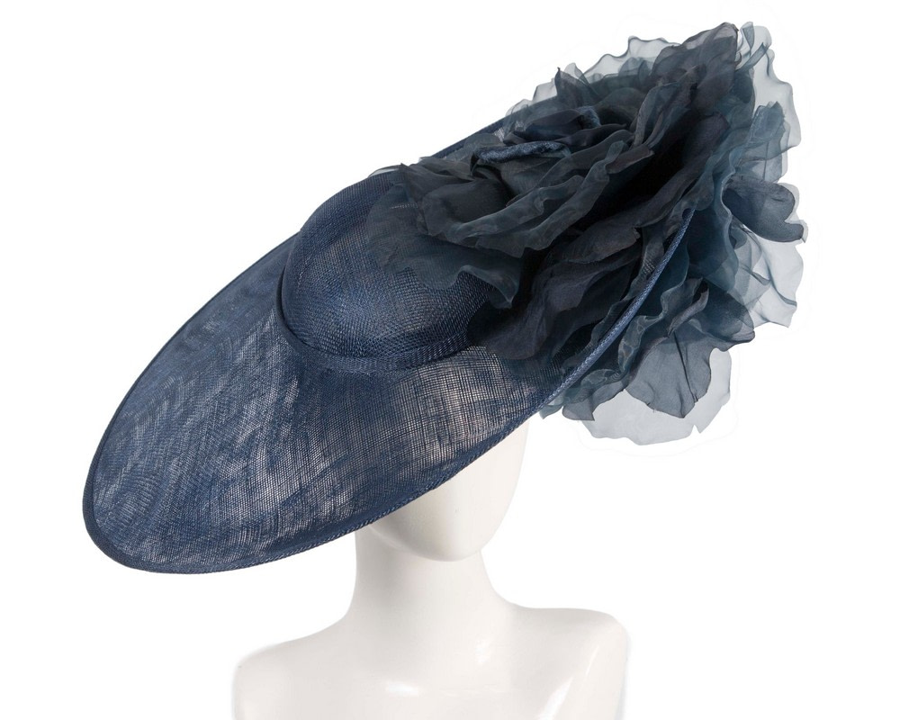 Large navy racing fascinator hat by Fillies Collection - Hats From OZ