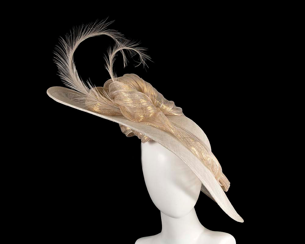 Exclusive large sinamay hat by Cupids Millinery - Hats From OZ