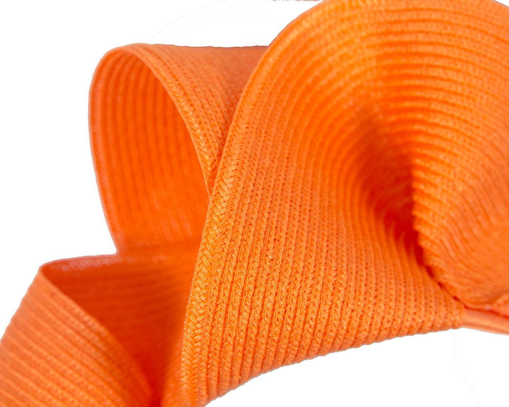 Large orange wave racing fascinator by Max Alexander - Image 3