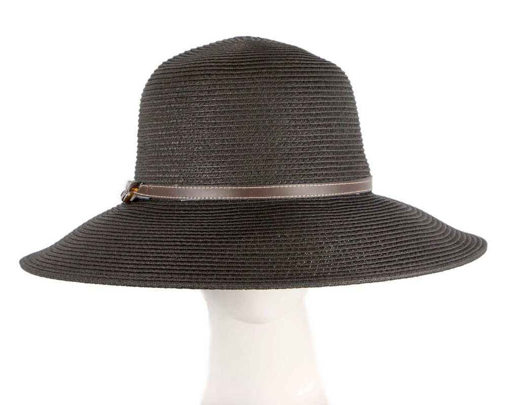 Black summer sun beach hat - Hats From OZ