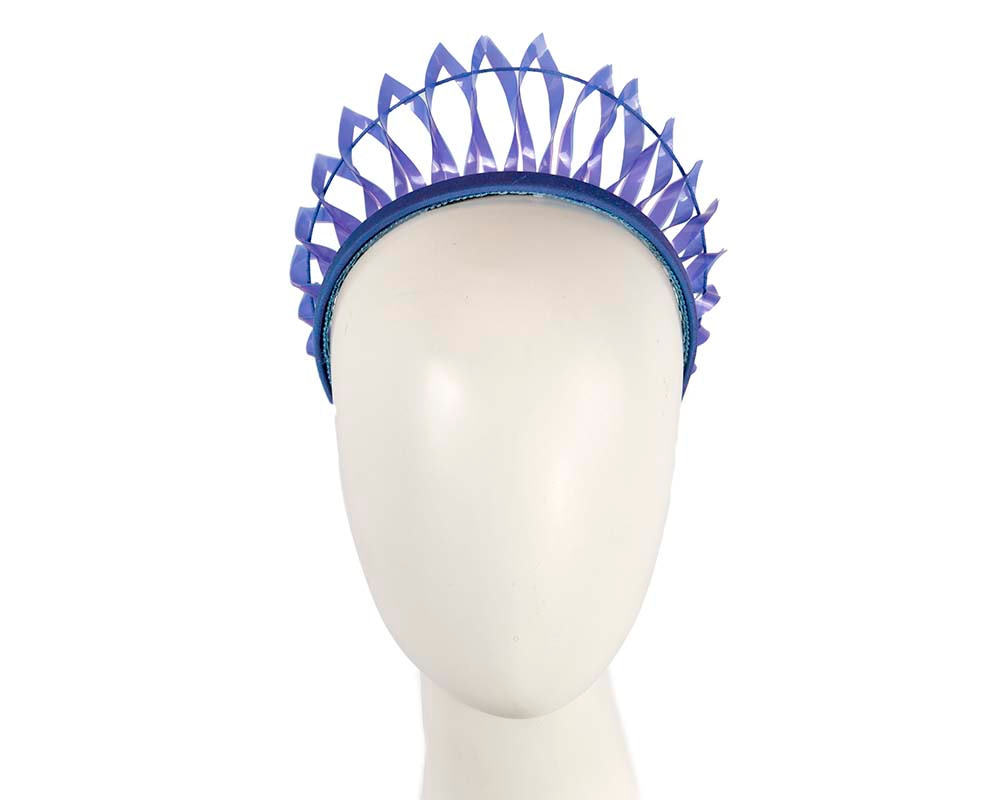 Exclusive blue crown fascinator - Hats From OZ