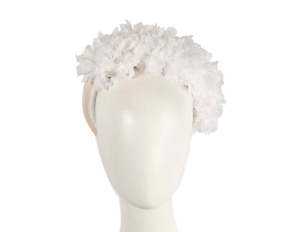 White flower headband - Hats From OZ