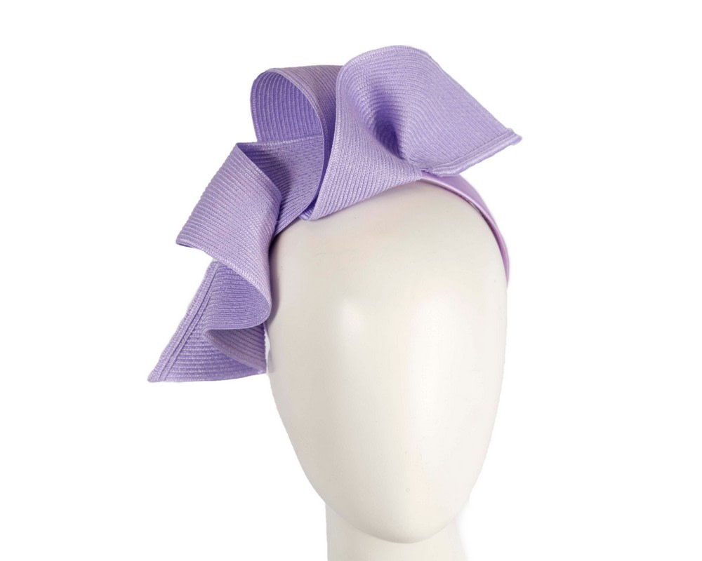 Large lilac wave racing fascinator by Max Alexander - Hats From OZ