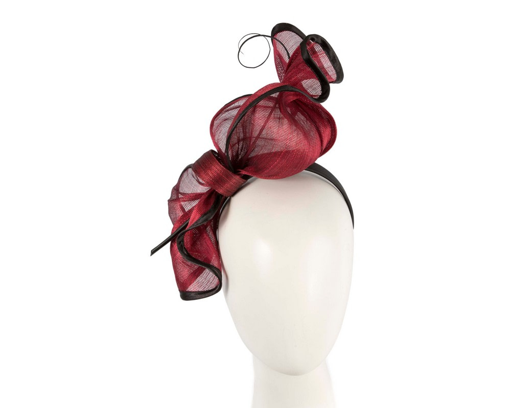 Red & Black racing fascinator by Fillies Collection - Hats From OZ