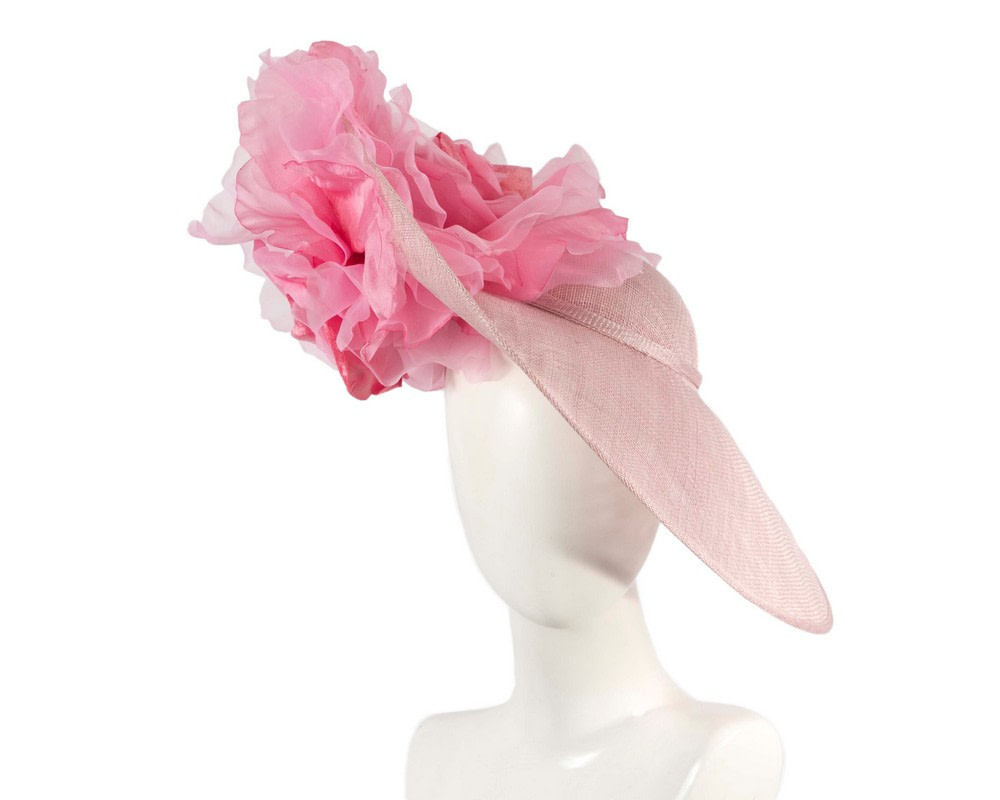 Large pink racing fascinator hat by Fillies Collection - Hats From OZ