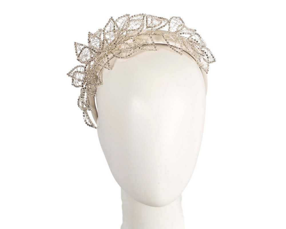 Fashion cream fascinator headband by Fillies Collection - Hats From OZ