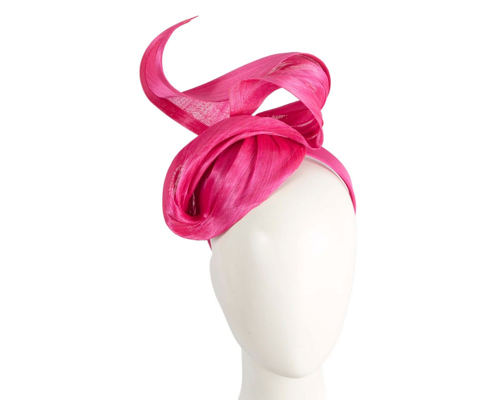 Fuchsia designers racing fascinator by Fillies Collection - Hats From OZ