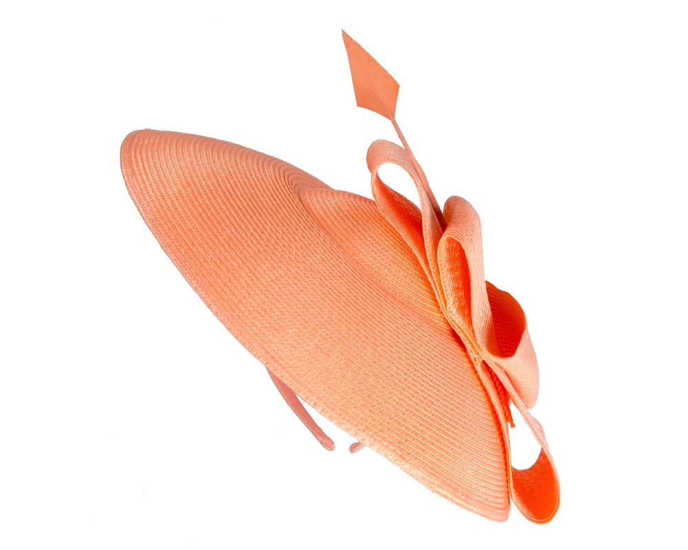Coral "saucer" fascinator hat by Max Alexander - Image 6