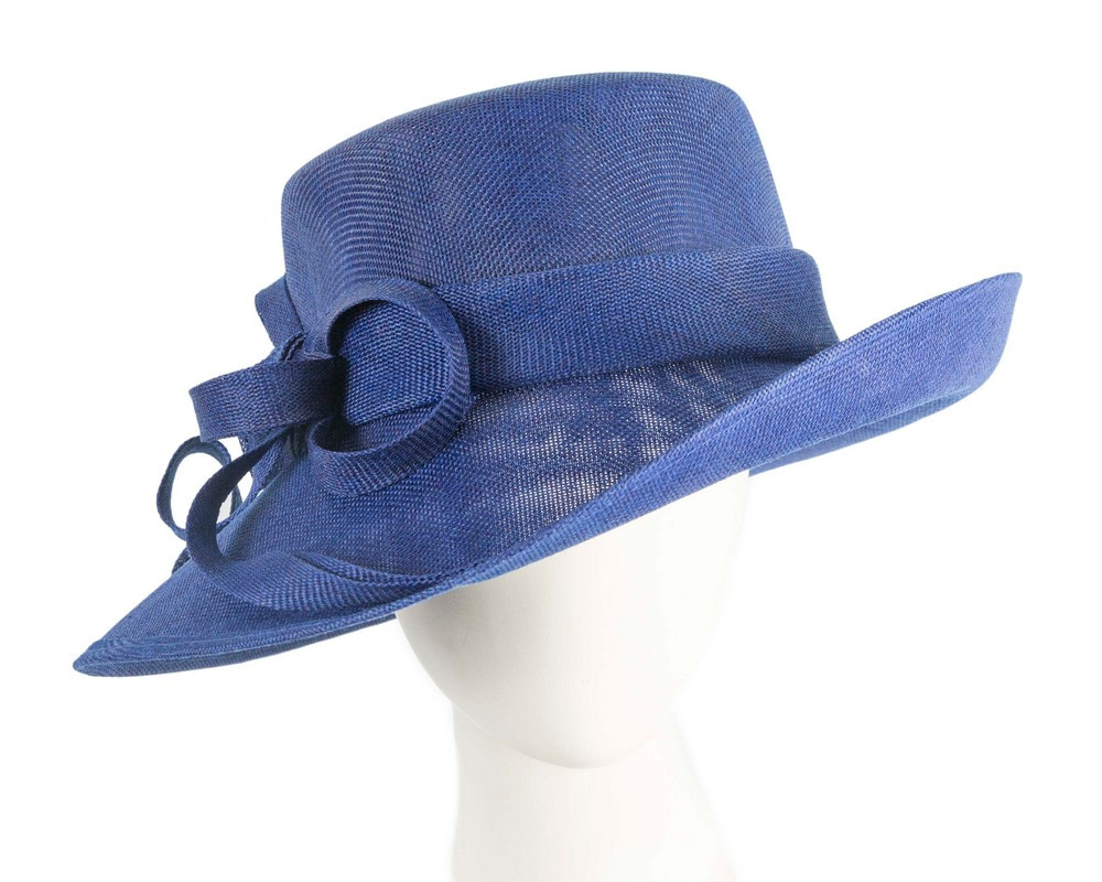 Royal Blue ladies fashion hat by Max Alexander - Hats From OZ