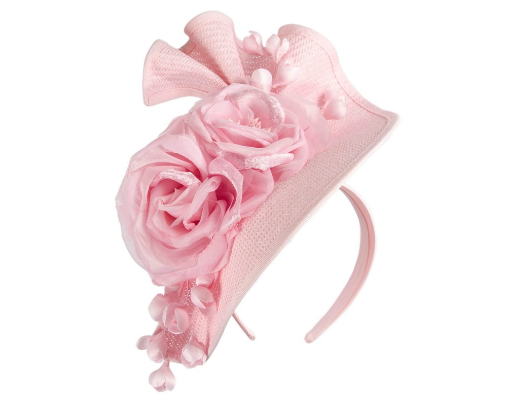 Pink racing fascinator by Fillies Collection - Hats From OZ Pink racing fascinator by Fillies Collection - Image 2