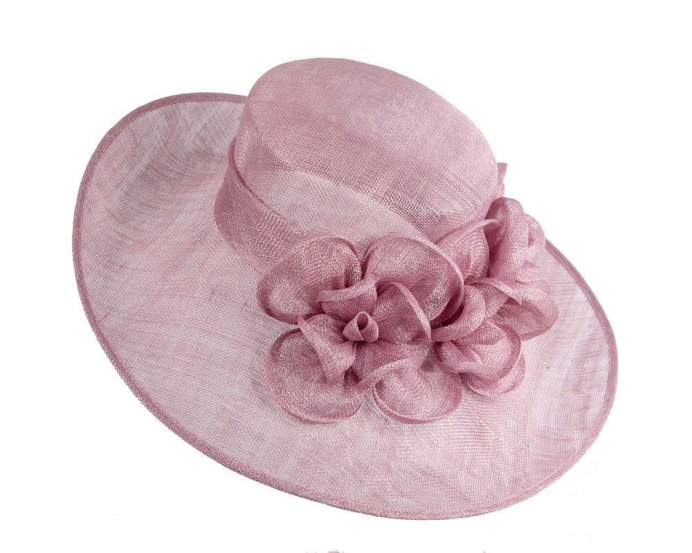 Lilac wide brim sinamay fashion hat by Max Alexander - Hats From OZ Lilac wide brim sinamay fashion hat by Max Alexander - Image 3