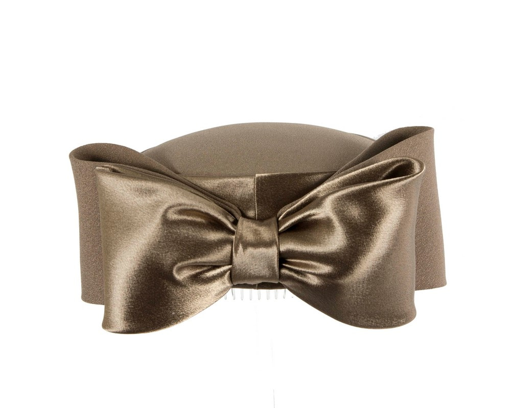 Exclusive large olive green pillbox hat by Cupids Millinery - Hats From OZ Exclusive large olive green pillbox hat by Cupids Millinery - Image 6