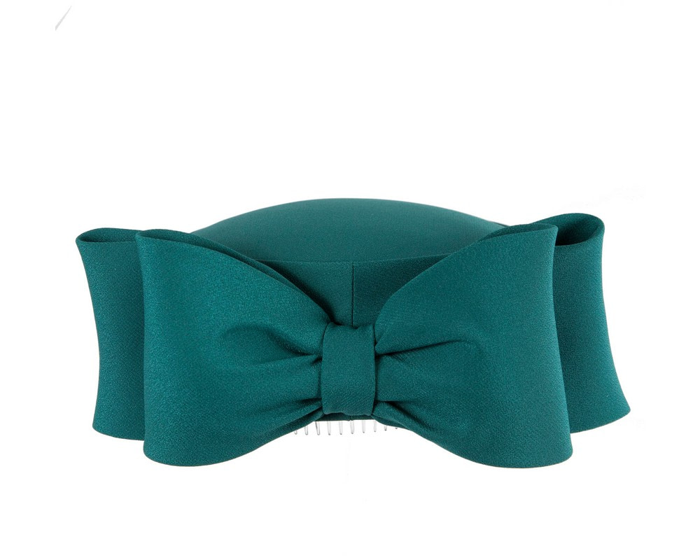 Exclusive large teal green pillbox hat by Cupids Millinery - Hats From OZ Exclusive large teal green pillbox hat by Cupids Millinery - Image 6