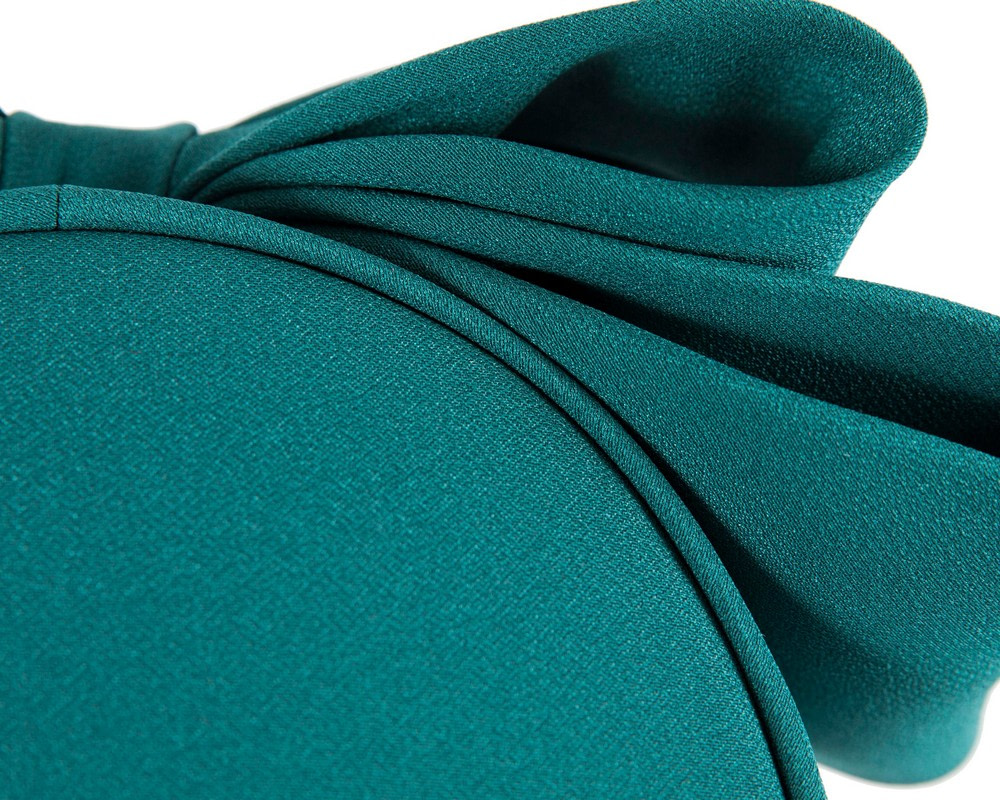 Exclusive large teal green pillbox hat by Cupids Millinery - Hats From OZ Exclusive large teal green pillbox hat by Cupids Millinery - Image 5