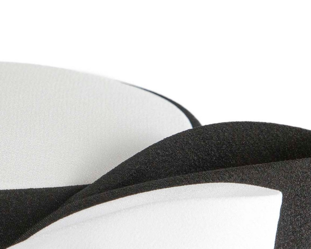 Exclusive large white & black pillbox hat by Cupids Millinery - Hats From OZ Exclusive large white & black pillbox hat by Cupids Millinery - Image 6