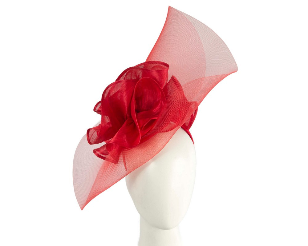 Large red racing fascinator by Fillies Collection - Hats From OZ