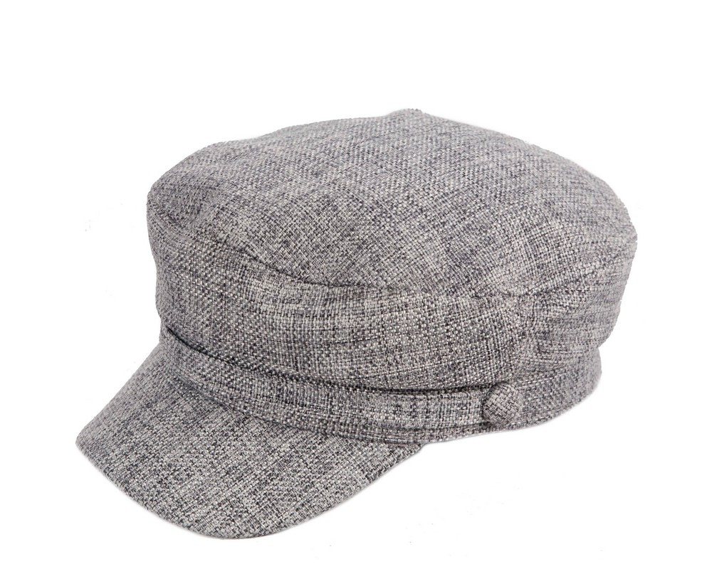 Grey casual newsboy cap by Max Alexander - Hats From OZ Grey casual newsboy cap by Max Alexander - Image 2