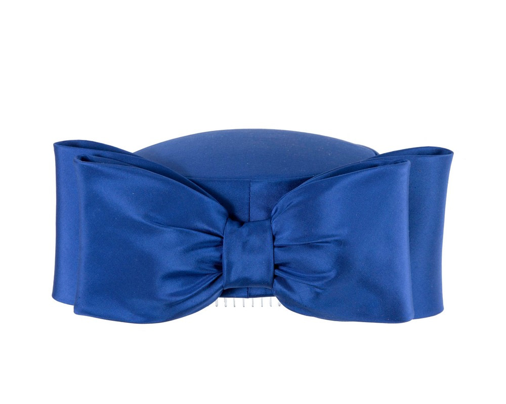 Exclusive large royal blue pillbox hat by Cupids Millinery - Hats From OZ Exclusive large royal blue pillbox hat by Cupids Millinery - Image 7