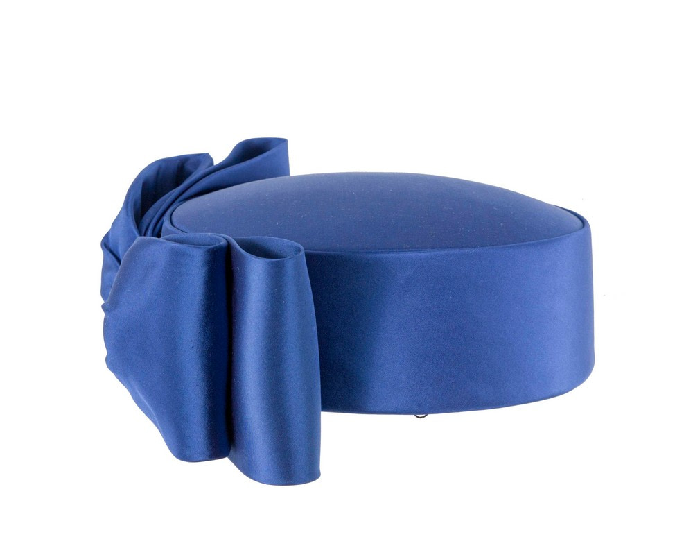 Exclusive large royal blue pillbox hat by Cupids Millinery - Hats From OZ Exclusive large royal blue pillbox hat by Cupids Millinery - Image 4