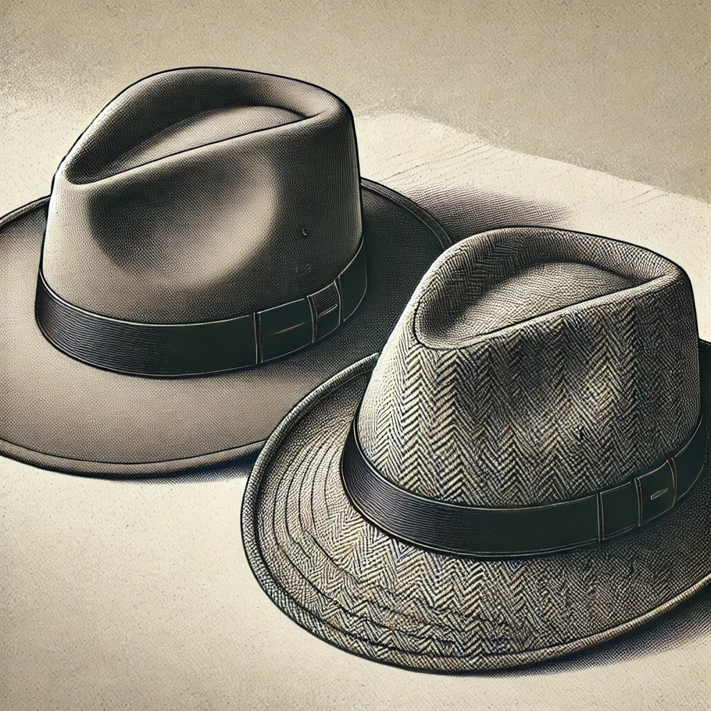 Trilby vs Fedora Hat