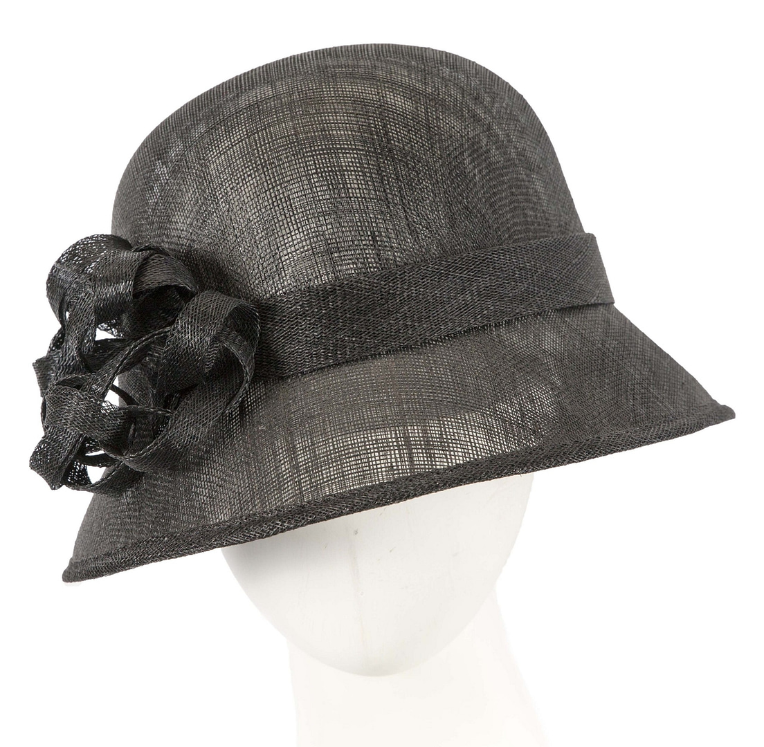 Black cloche hat by Max Alexander CU400 - Hats From OZ