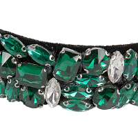 Crystal covered fascinator headband by Cupids Millinery CU455 - Image 3