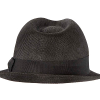 Black Fedora Homburg Hat - Image 6