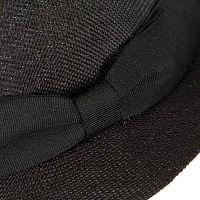 Black Fedora Homburg Hat - Image 5