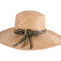 Wide brim straw summer hat - Image 2