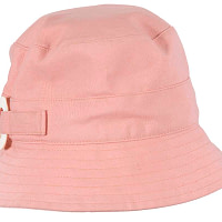 Pink ladies bucket summer beach hat with buckle - Image 5