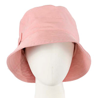 Pink ladies bucket summer beach hat with buckle