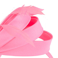 Hot pink bow racing fascinator by Max Alexander - Image 3