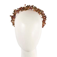 Shiny bronze headband by Max Alexander