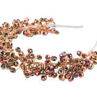 Shiny bronze headband by Max Alexander - Image 2