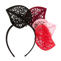 Modern multi-color racing fascinator by Max Alexander - Image 4