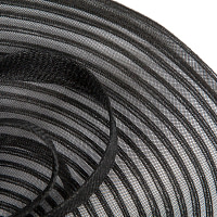Large black fascinator by Cupids Millinery - Image 3