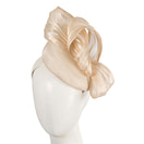 Cream pillbox fascinator with silk abaca bow by Fillies Collection - Hats From OZ