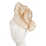 Cream pillbox fascinator with silk abaca bow by Fillies Collection - Hats From OZ