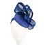 Royal blue pillbox fascinator with silk abaca bow by Fillies Collection - Hats From OZ