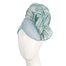 Light Blue pillbox fascinator with silk abaca bow by Fillies Collection S307LBL - Hats From OZ