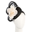 Astonishing black & cream pillbox racing fascinator by Fillies Collection - Hats From OZ