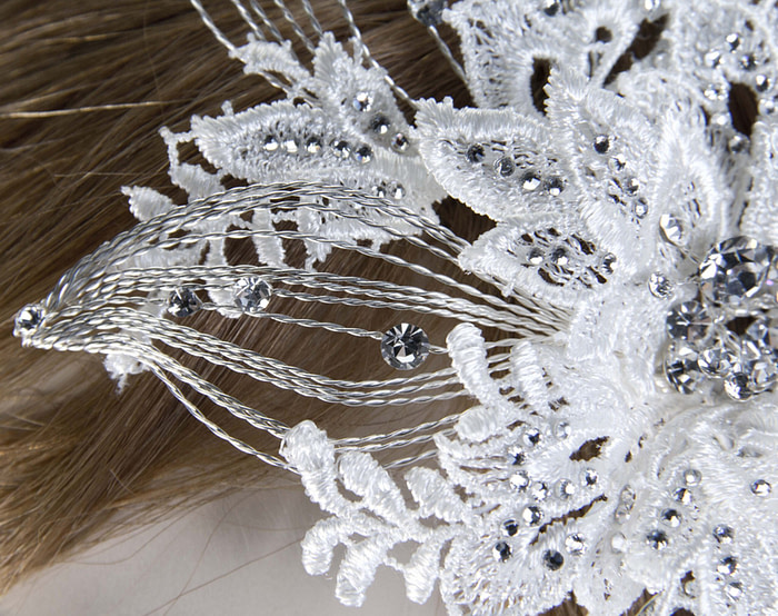 Sparkling bridal headpiece - Hats From OZ