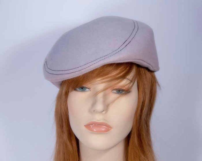 Light grey fashion felt beret hat buy online in Australia J103LG