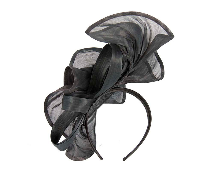 Twisted black designers fascinator by Fillies Collection - Hats From OZ